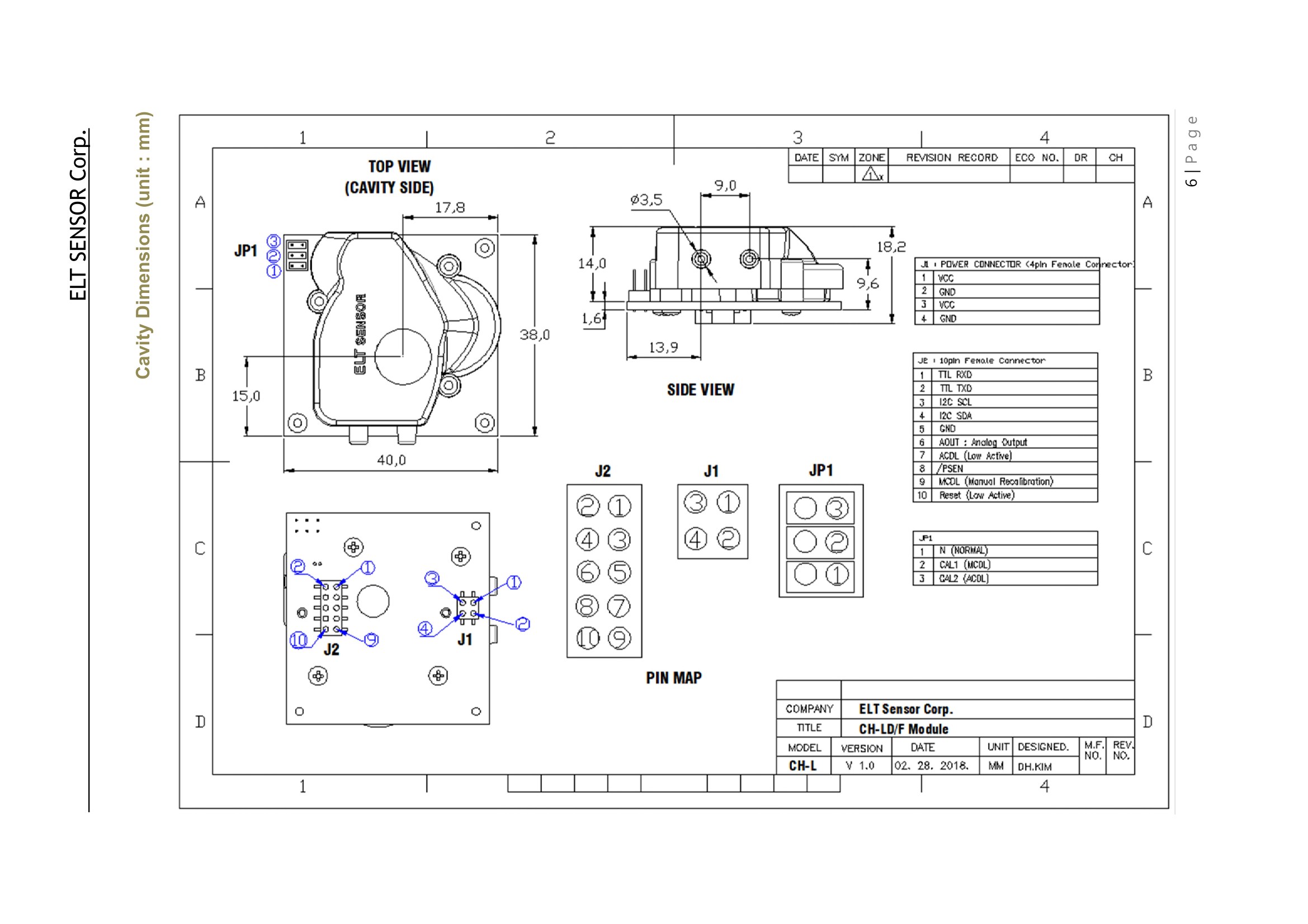 C2H4-LD ELT sensor датчик газа Этилена С2H4