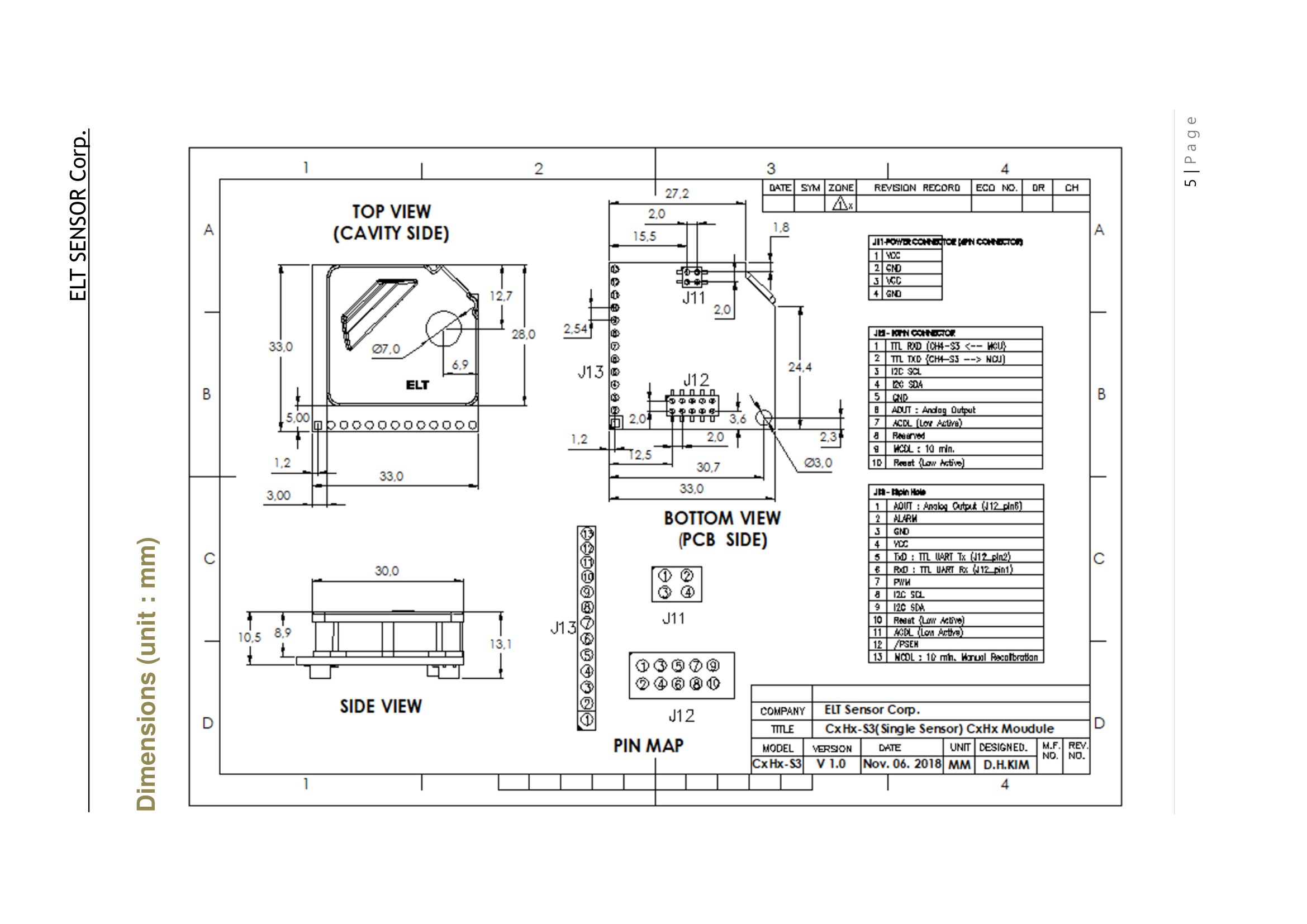 C2H4-S3 ELT sensor датчик газа Этилена С2H4