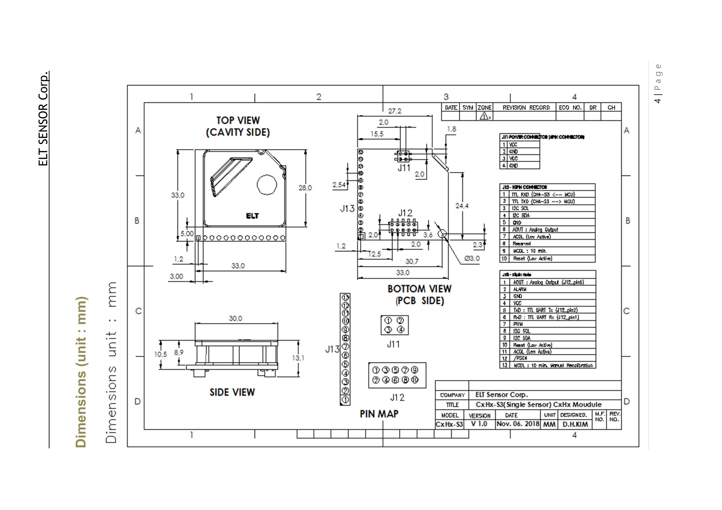C3H8-S3 ELT sensor датчик Пропана C3H8