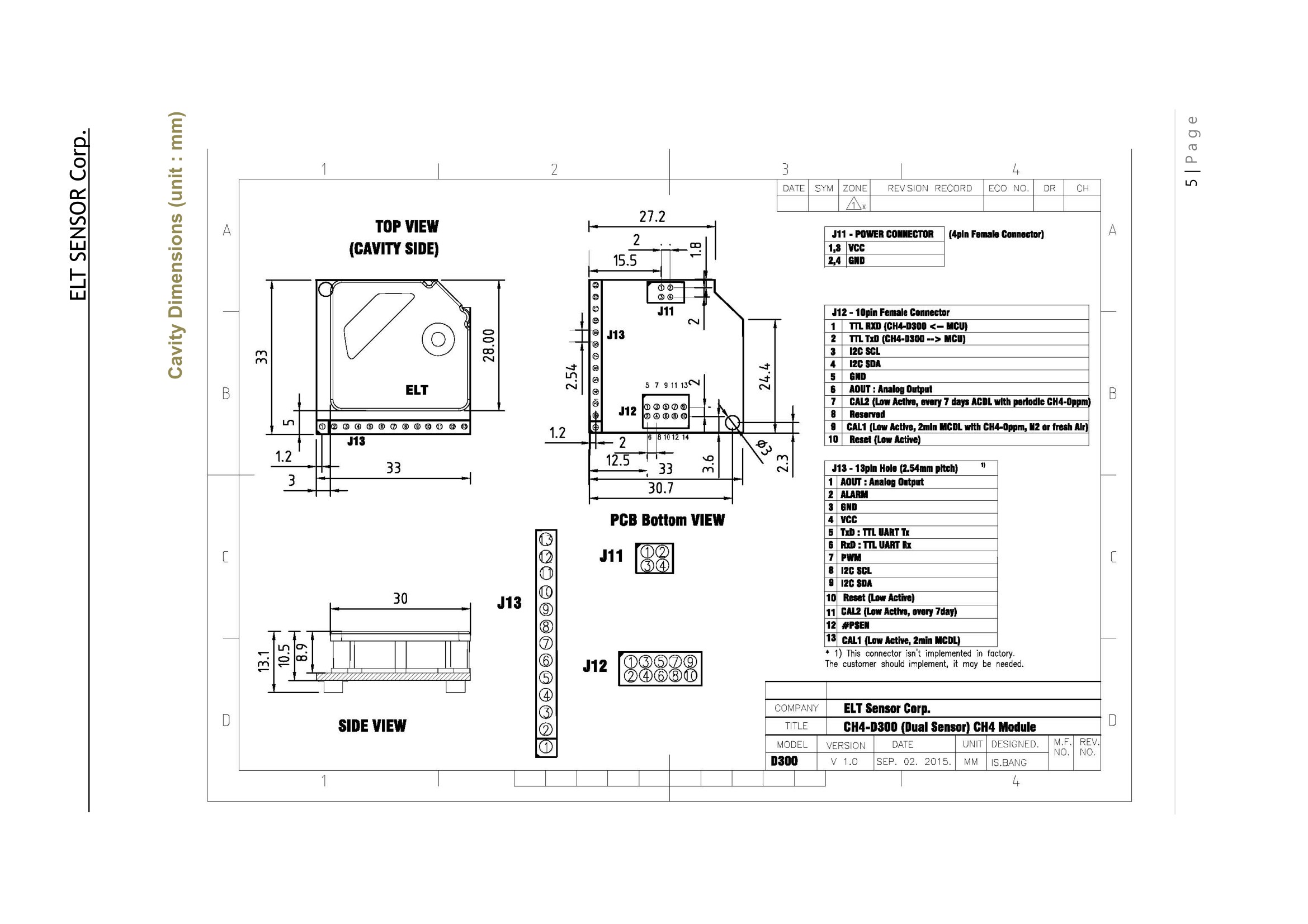 C4H10-D3 ELT sensor датчик Бутана C4H10
