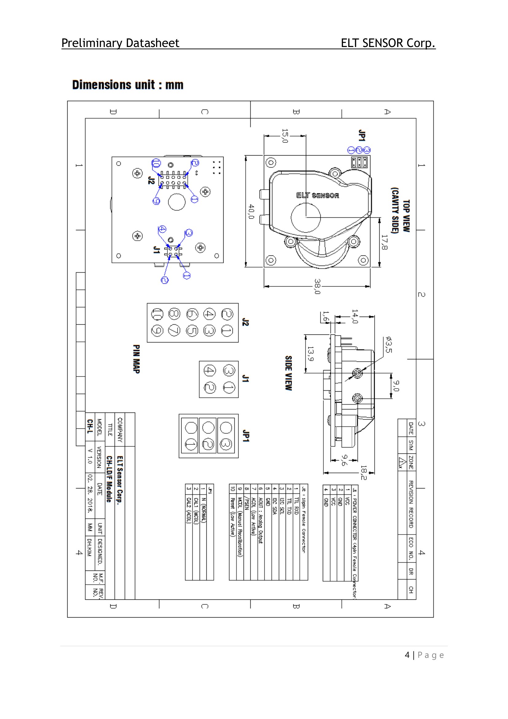 CH4-LD ELT sensor датчик Метана CH4