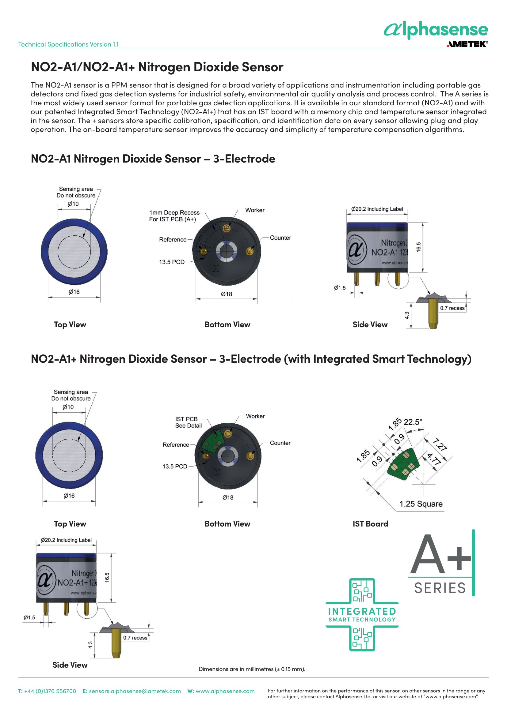 NO2-A1 Alphasense